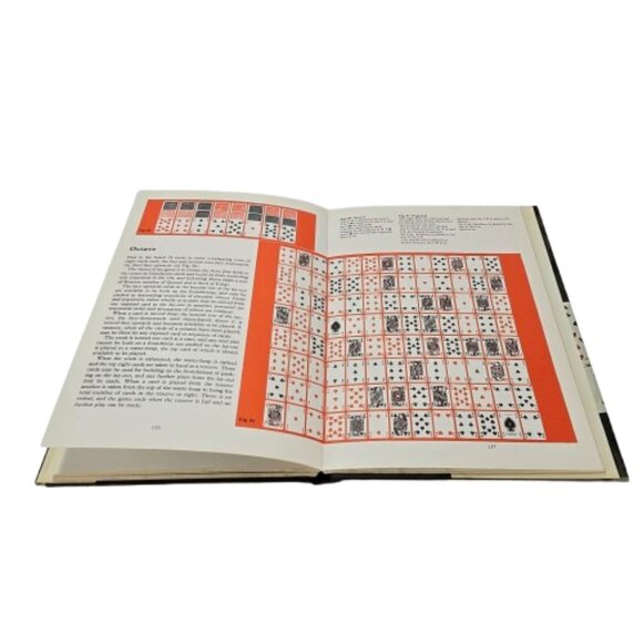 Vintage 1977 Card Games for One by George Hervey Hardcover Solitare Patience - Picture 12 of 14